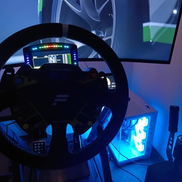 6.8'' Sim Racing Dash Display DDU 10.7 28leds Fanatec Simucube - Etsy