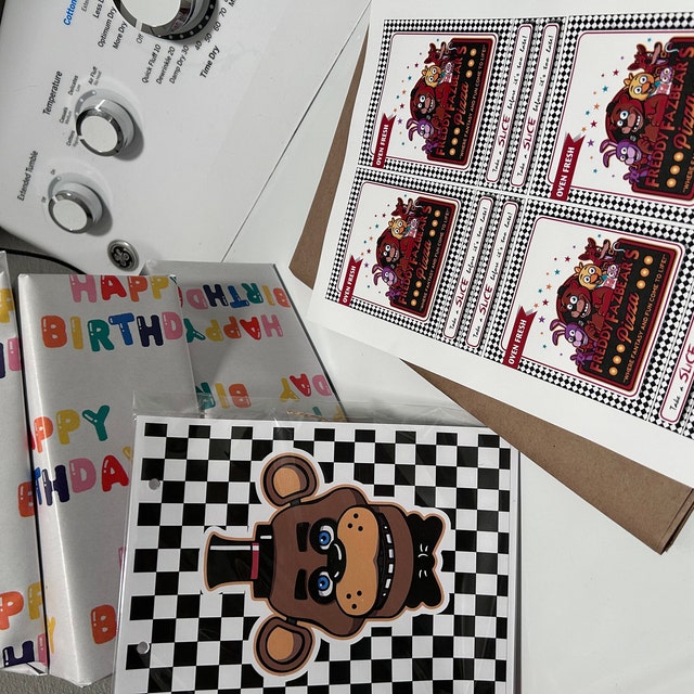 FNAF Party Banner / Bunting Decoration Physical Item, No Printer Required Five  Nights at Freddy's Themed Birthday -  Finland
