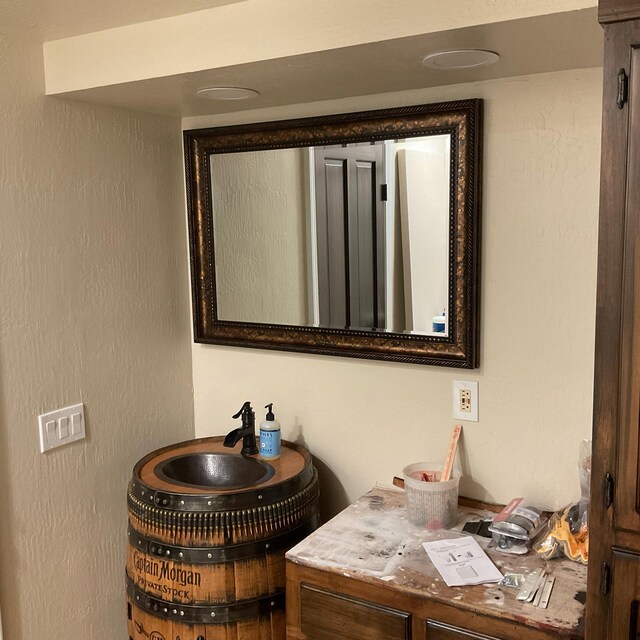 West Frames Santino Antique Accent Bathroom Vanity Framed Wall
