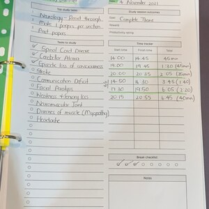 Student Note Taking Template Printable Pack A4 A5 and Letter Cornell