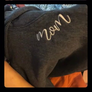 Mama Embroidered Sweatshirt Custom Mama Shirt With Kids - Etsy