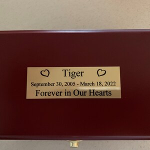 1x3 Custom Personalized Gold or Silver Aluminum - Etsy