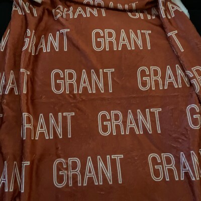 Personalized Blanket for Kids, Baby 3 Sizes and 30 Plus Colors, Custom ...