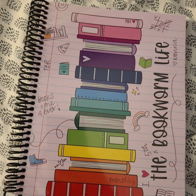 The Bookworm Life ™ Planificador de lectura Cuaderno de lectura  Planificador de libros Regalo para amantes de los libros Planificador  semanal mensual sin fecha Diario de libros -  México