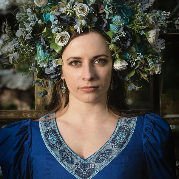 maternity shoot headpiece