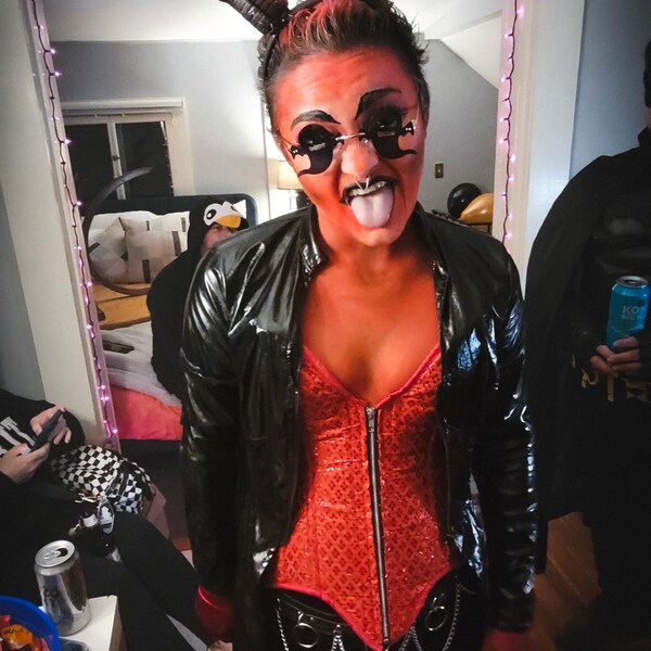 Ps8-shop Heavy Duty 26 Double Steel Boned Waist Training Real Leather Underbust Tight Shaper Corset 8405-A-LE - Foto 11