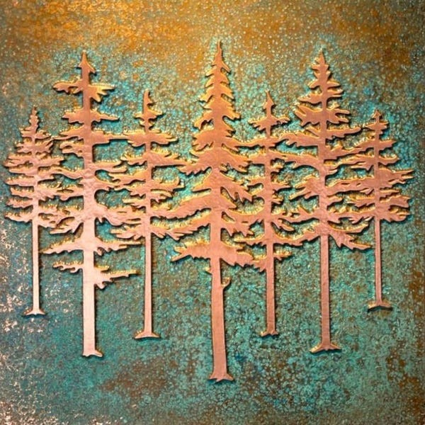 Rustic Copper Wall Art | Farmhouse Decor | Copper Wall Hangings ...