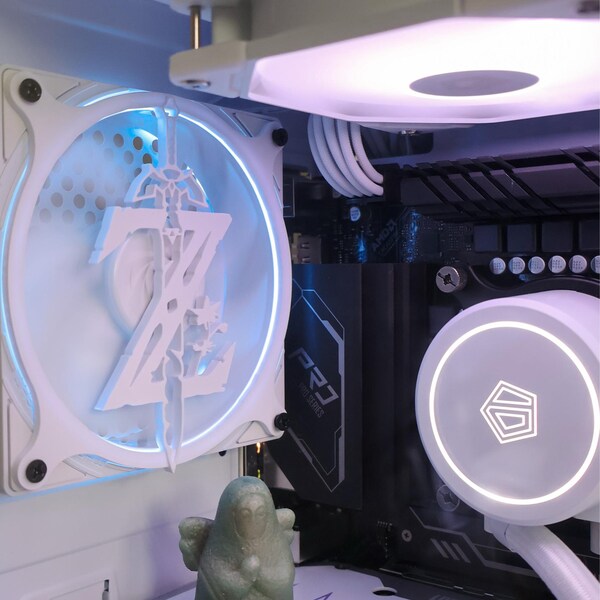 Star Burst Gaming Computer Artisan Fan Shroud / Grill / Cover Sky and ...