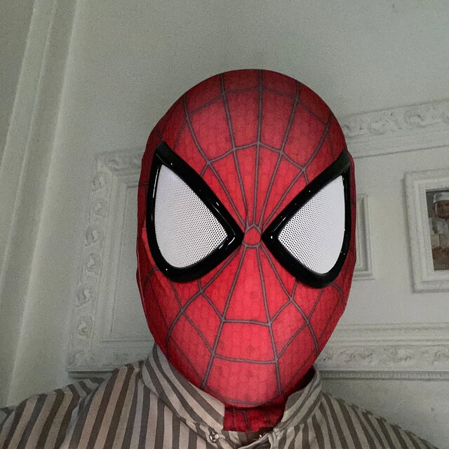 シェルとレンズ付きのアメイジング・スパイダーマン2のマスク
