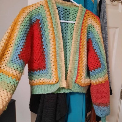 Crochet Pattern Granny Hexagon Cardigan Crochet Pdf File - Etsy