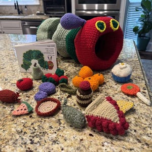 The Hungry Caterpillar Digital Crochet Pattern