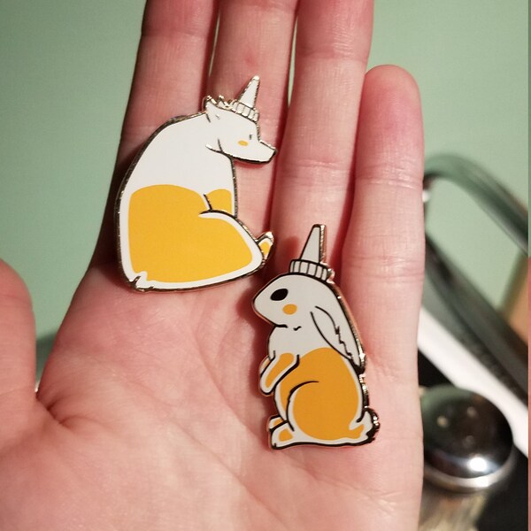 Hello Honey Enamel Pin Set Lapel Pin Honey Bun Honey Bear Etsy