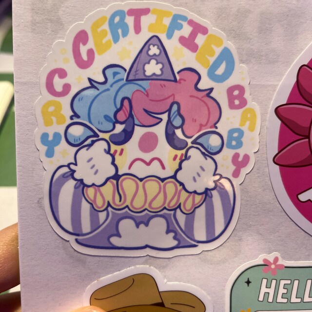 Certified Crybaby Sticker! - Etsy
