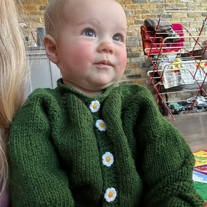 Knitting Pattern Malvern Baby Cardigan PDF Pattern - Etsy