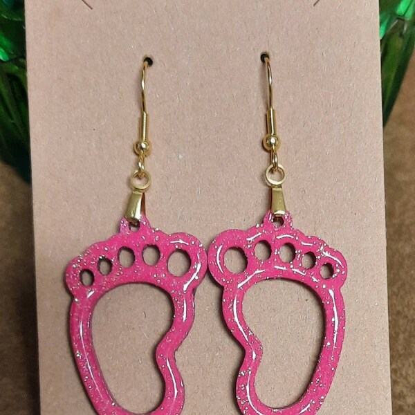 30pcs Elephant Wood Earring Blanks - Unfinished Laser Cut DIY Craft Jewelry Making