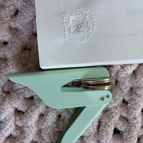 CUSTOM EMBOSSER / Initials Embosser / Library Embosser / From the ...