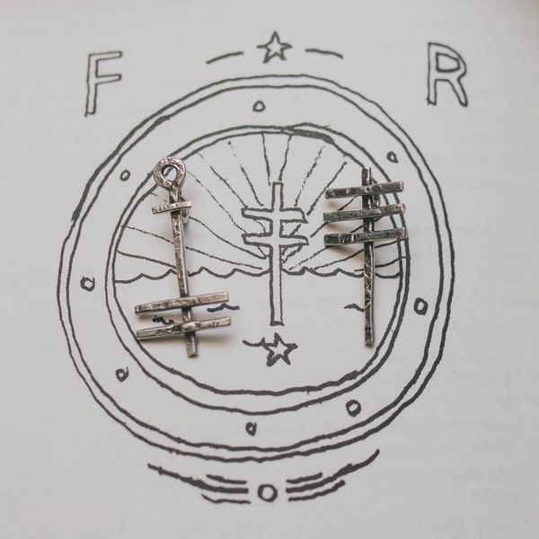 Frightened Rabbit 3 Bar Cross - Etsy