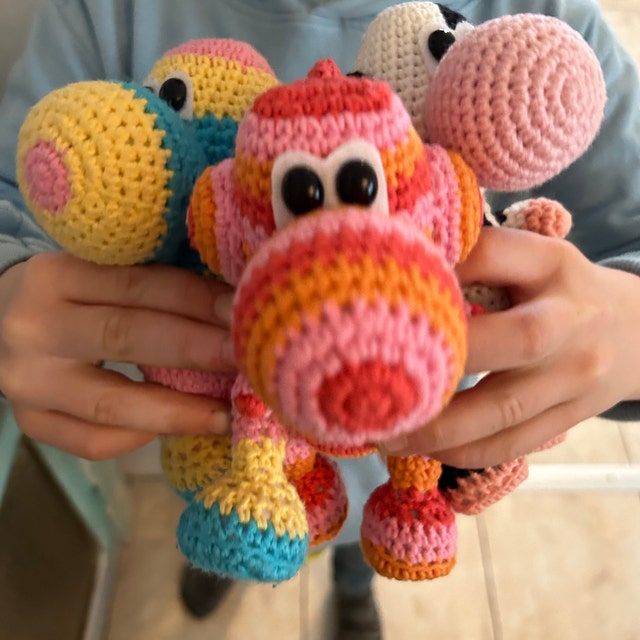 Crochet Cinnamon Yarn Yoshi, Wii U Yoshi's Woolly World, Nintendo