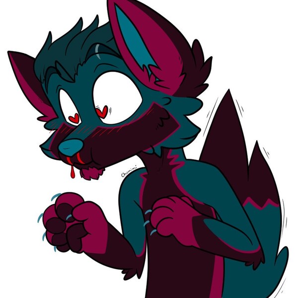 Simping Fursona Digital Sticker Icon YCH - Etsy