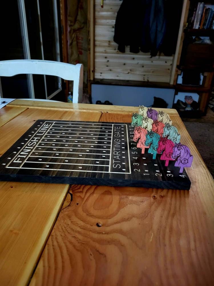 Horse Race Board Game | Dice and Card Game | Multiple Player Game | Family Game Night Fun