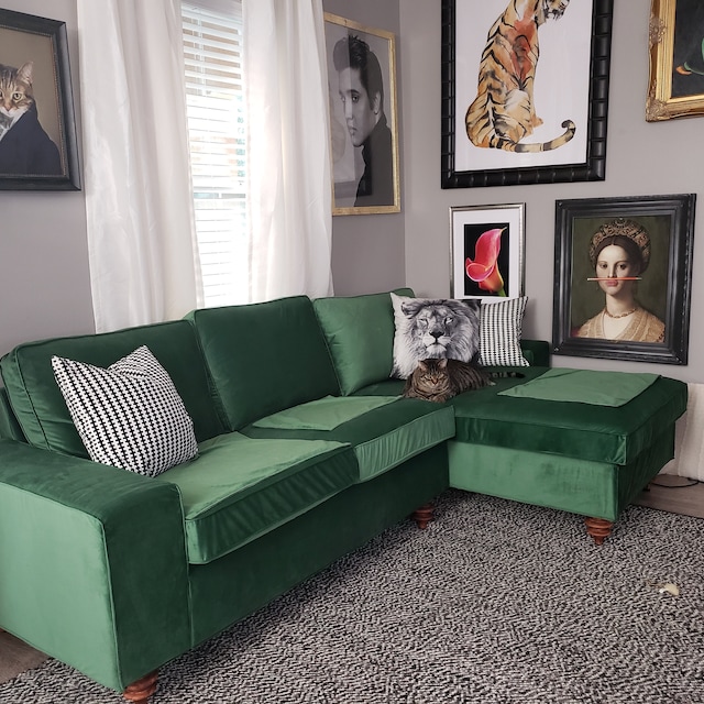 IKEA kivik leather sofa Can I change to different legs? r/ikeahacks