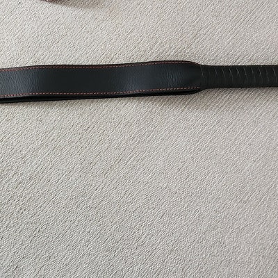 Heavy LEATHER SLAPPER TAWSE 2-tongue With Leather Wrapped Metal Handle ...