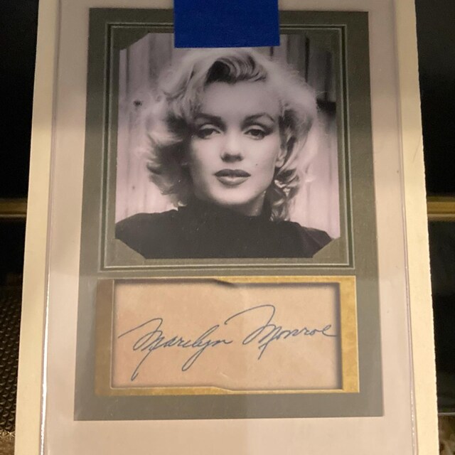 MARILYN MONROE - ACEO Facsimile Autograph Trading Card - Mint