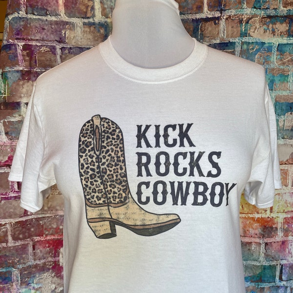 Kick Rocks Cowboy Png, Cowboy Boot Png, Western Png, Leopard Png ...