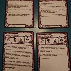 Printable Monk Blank Spell Cards Dnd 5e Full Colour Fillable PDF - Etsy