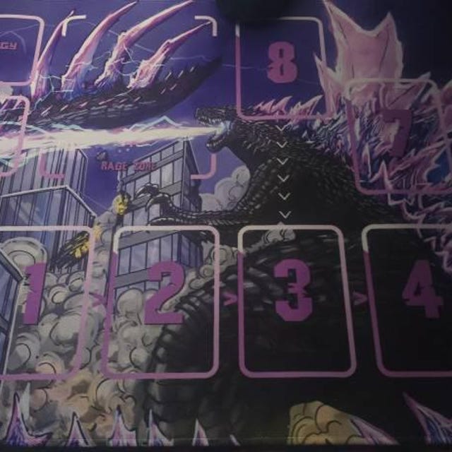 ゴジラ TCG プレイマット - ゴジラ カードゲーム - 怪獣 - 24インチ x