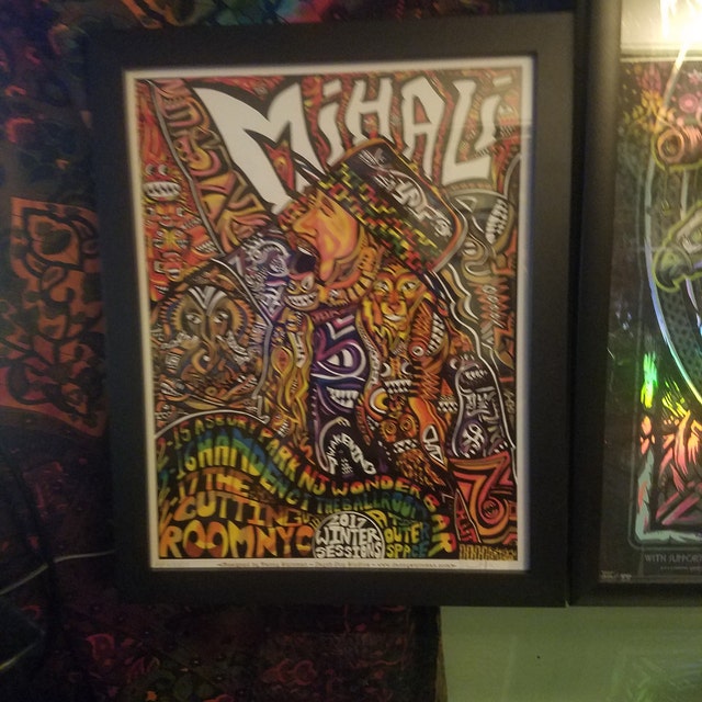 Twiddle Psychedelic Art Poster Print MIHALI Artist's Proofs