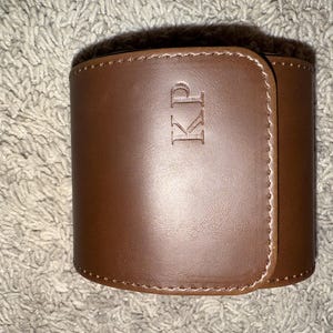 Watch Roll for 3 Watch,Personalized Leather Watch Box,Wedding groomsmen gift,Men Watch Travel Case,Gift for him,Engraved Travel Watch Holder