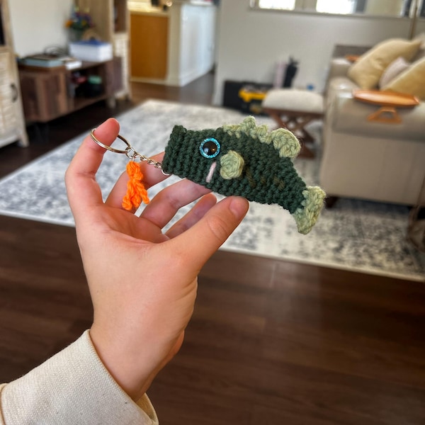 PDF Largemouth Bass Bundle Crochet Pattern: Keychain, Ornament ...