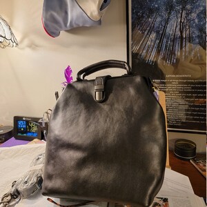 Convertible Backpack Convertible Backpack Purse Convertible Leather Backpack Leather Backpack Leather Backpack Woman Sac Dos Cuir Etsy