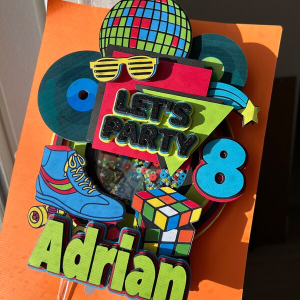 Disco Cake Topper | Disco Ball Decorations | Disco Cake Centerpieces