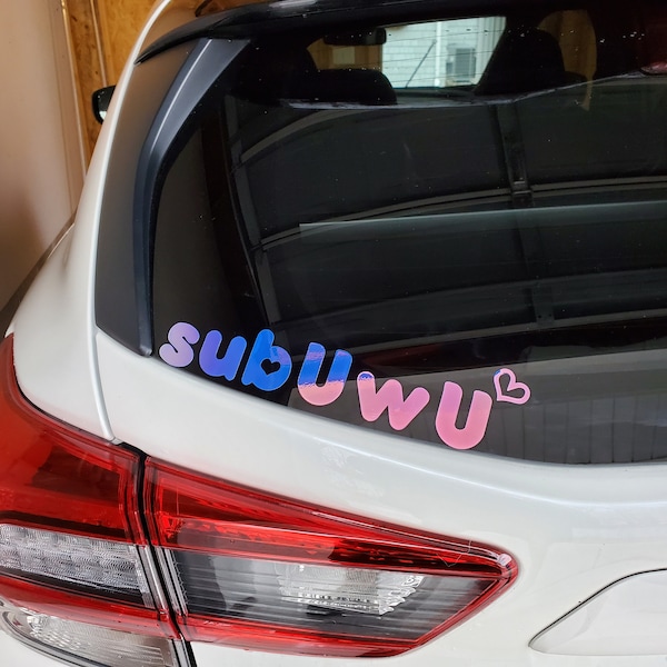 SUBUWU JDM Kawaii Car Decal Vinyl Sticker - Etsy