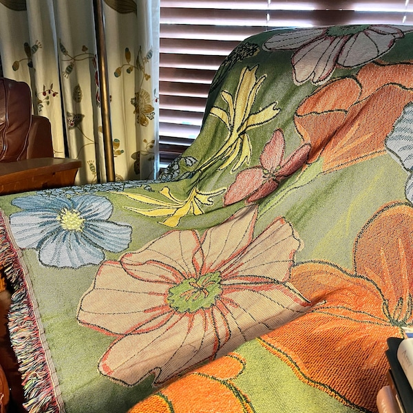 Throw Blanket - Floral