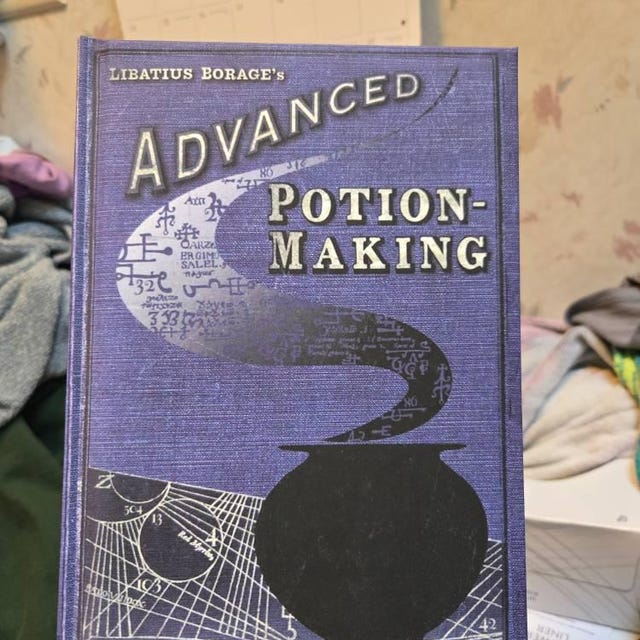 Advanced Potion Making Textbook (prop Replica From From HP6, HBP
