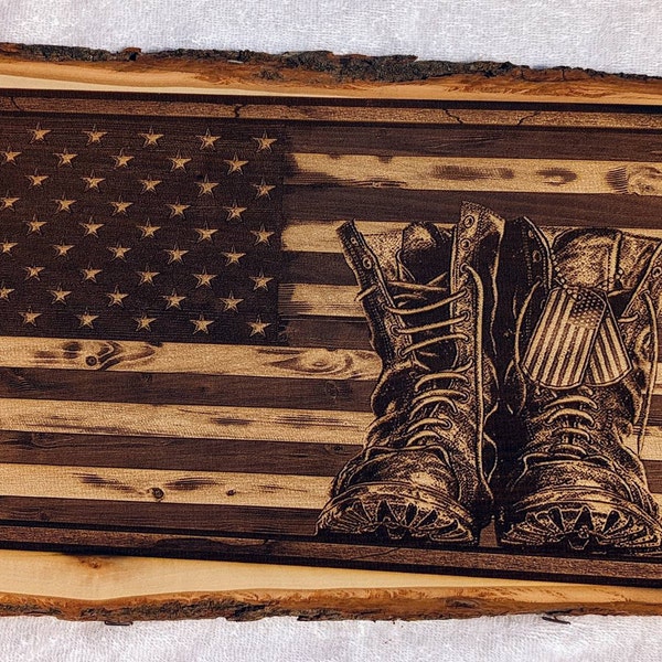 Glowforge Digital Laser Ready Design File - Military Soldier American ...