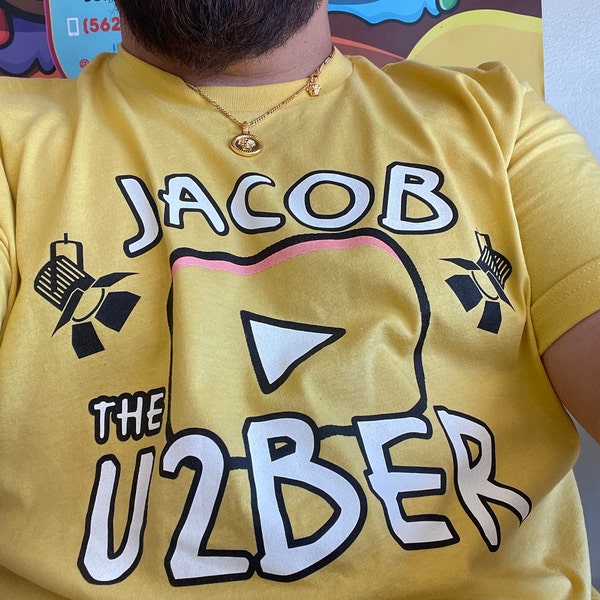 Custom YouTube Channel T-Shirt – Add Your Text & Design – Unisex White/Gray Tee
