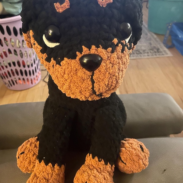Bundle of 2 Crochet Patterns/ Amigurumi Pattern Crochet Dog/ Rottweiler ...