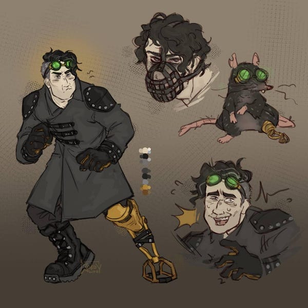 FULL REF SHEET // Custom Character Design Reference Sheet Commission ...