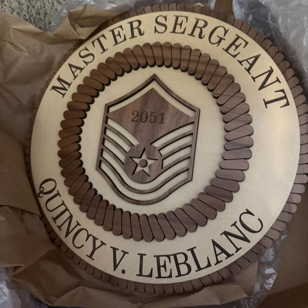 WALTER REED Hospital Andrews Air Force Base 3D Wooden Name Plaque Army ...