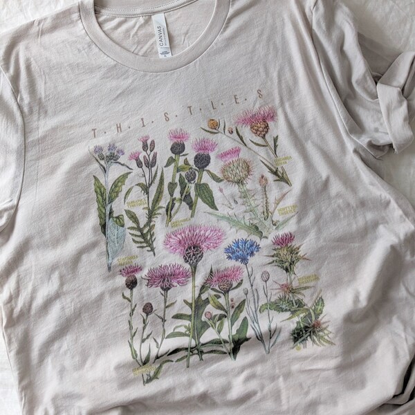 Pug Botanist Flower T-Shirt main image 1
