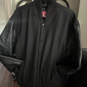 Bomber Varsity Jackets - Embroidered Varsity Jacket, Black –  Thepowerofwordsbrand