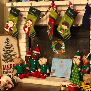 Christmas Characters Family Personalized Stockings, Custom Stocking ...