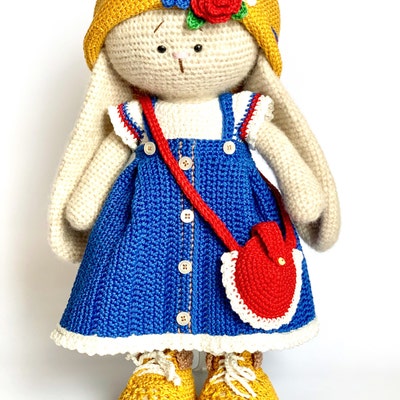 Crochet Pattern Amigurumi Doll Clothes Outfit - Etsy