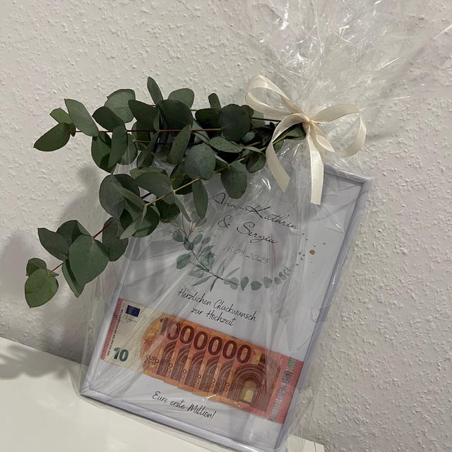 NIX Cadeau – Cadeaux D'argent En Bois – Rien De Souhaité