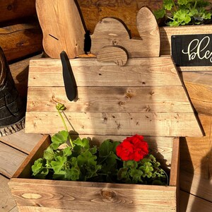 Snoopy Planter, Snoopy Character Pattern, Wooden Planter