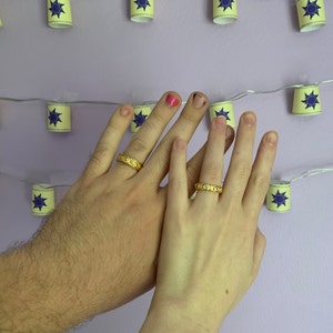 Rapunzel wedding ring set outlet